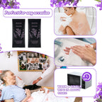 Hot or Cold Moist Cotton Towel Bulk Moist Towelettes Individually Wrapped 8.7" x 8.7",White Towel Services,Refreshment Pre Moistened Towels Lavender Scent for Travel Sport Party Spa Dentist Hotel