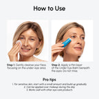 MAREE Under Eye Balm Stick Hydrating – 2 PACK Retinol Caffeine Under Eye Brightener Stick for Older Women – Collagen Undereye Cream for Dark Circles & Wrinkles – Skin Care Treatment Moisturizer