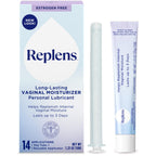 Replens Long-Lasting Vaginal Moisturizer, Relieves Vaginal Dryness for Up to 3 Days, Fragrance Free, 14 Applications