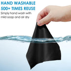 120 Pack Microfiber Cleaning Cloths for Glasses Cloth Eyeglass Cleaning Wipes 7" x 6" Lens Cleaning Cloth for Screens, Cameras, Eyeglasses, Cell Phone, LCD TV Screens, 2 Colors