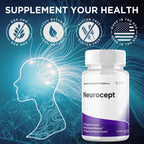 (2 Pack) Neurocept Capsules, Official Neurocept Brain Supplement Pills with All Natural Ingredients, Advanced Formula Support Pills with Max Strength Premium Vitamins for Women & Men (120 Capsules)
