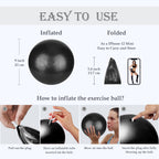 Soft Pilates Ball 9 Inch, Ideal Small Exercise Ball Between Knee Squeeze for Physical Therapy Yoga Core Medicine Abs Pt Bouncy, Mini Rubber Fitball Barre Workout Equipment for Women Men Kid Toddler