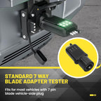 Oyviny 7 Pin Trailer Plug Tester & 4 Pin Trailer Tester with Double-Sided LED Indicators, Trailer Light Tester for Boat Trailer RV Truck Camper, Not Suitable for Vehicle with Lamp Out Sensor