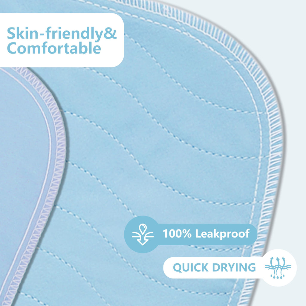 DAHAPYBOO Washable Underpads, 34”x36” 4Pack Incontinence Bed Pads,Heavy Absorbency Reusable Bed Pads for Elderly,Kids,Adults and Pets,Bed Pads Washable Waterproof Quick Drying for Bed, Sofa, Floor