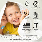 The Good Patch Nite Owl Patch, Natural Sleep Patch Support for Kid Bedtime with Tart Cherry, Chamomile, and Skullcap, Plant Powered, Sustained Release (12 Total Patches)