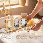 Gift Baskets for Women, Spa Luxetique 8 Pcs Vanilla Birthday Bath and Body Set, Self Care Kit for Her, Including Bubble Bath, Shower Gel, Body Lotion Christmas Gifts for Mom