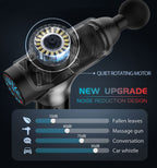 Massage Gun Deep Tissue Percussion Muscle Massage Gun for Athletes,Super Quiet Portable Electric Sport Massager,Handheld Deep Tissue Massager of Y8 Pro Max (Gray)