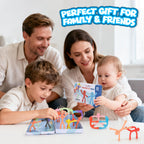 20Pcs Magnetic Travel Toys, Magnets Men for Kids with Portable Metal Box