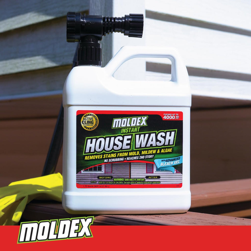 Moldex Concentrated Instant House Wash, 56 oz, Yellow