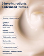 Remedy for Rich Moisture | Barrier Repairing Rich Cream Moisturizer for Normal to Dry Skin | Quadruple Ceramide Complex, Peptides, Squalane, Glycerin | By Dermatologist Dr. Shah, 1.7 fl. oz