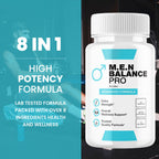 (5 Pack) Men Balance Pro Capsules, M.E.N Max Triple Action Formula Capsulas Pills Mens Multivitamins Premium All Natural Advanced Maximum Strength Health Wellness Supplement Support Reviews (300 ct)