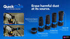 Cen-Tec Systems 94698 Quick Click 10 Ft. Hose for Home and Shop Vacuums with Expanded Multi-Brand Power Tool Adapter Set for Dust Collection