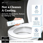 spotLESS MATERIALS Toilet Coating, Toilet Coating Spray for Ceramic and Porcelain, Water Repellent Barrier, Helps Reduce Scrubbing and Cleaning Time, PFAS Free Bathroom Essential, Cleaning Supplies