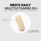 Codeage Men's Multivitamin 50+ Supplement - Essential Vitamins for Men Over 50 Years Old, Minerals, CoQ10, Turmeric, Saw Palmetto, Maca, Panax Ginseng, Probiotics & Botanicals - Non-GMO - 90 Capsules