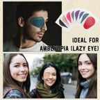 120 Pcs Adhesive Eye Patches, Eye Patches for Adults Pad Disposable Eyepatch Latex Free Adhesive Bandages for Adult(3.3 x 2.3 Inch,Mixed Colors)