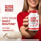 Glyco Result Capsules - Official GlycoResult Pills Advanced Support for Maximum Strength, All Natural Ingredients Premium Vitamins for Overal Health & Wellness, 60 Capsules for 1 Month