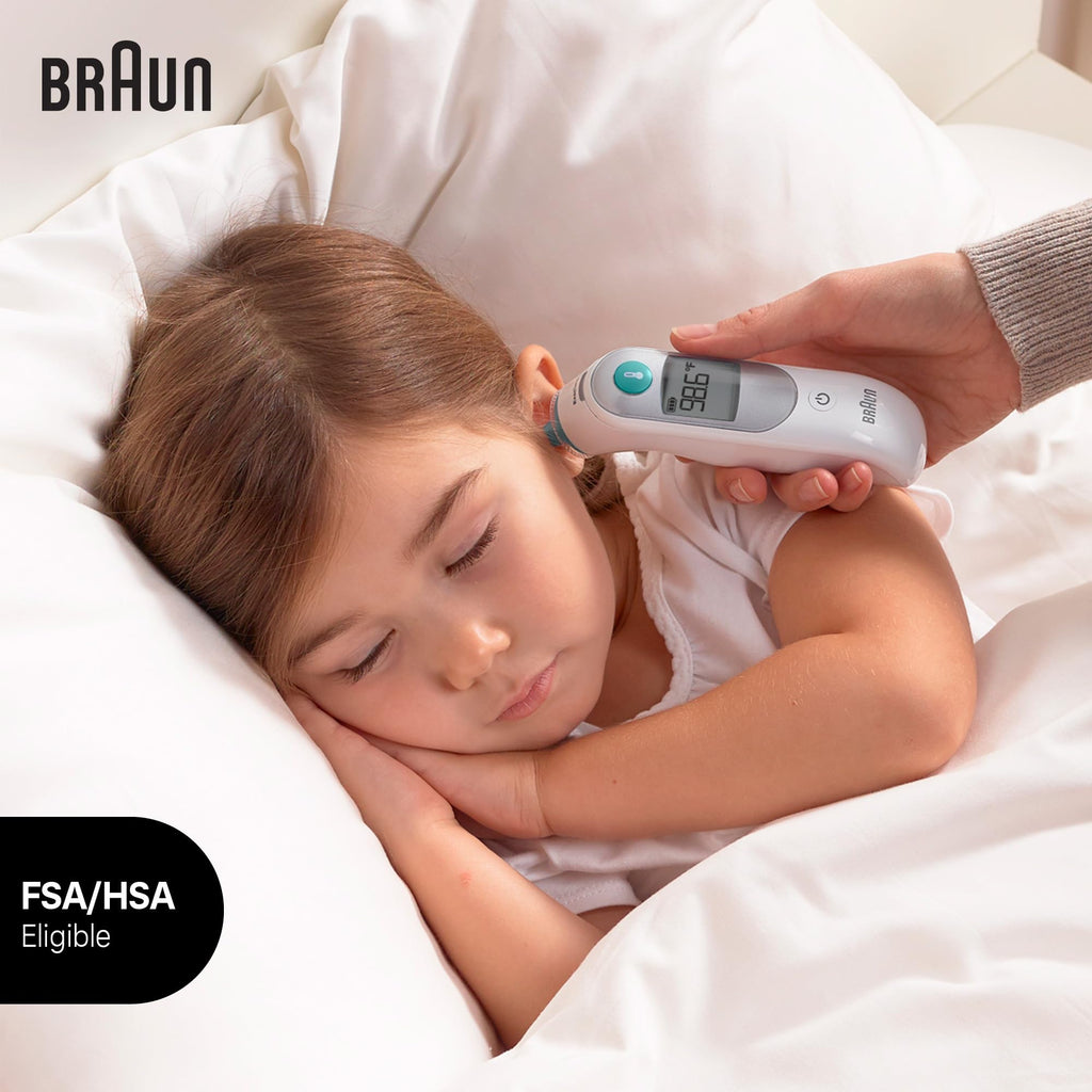 Braun ThermoScan 5 Ear Thermometer, Digital Display, Baby and Infant Thermometer with ExacTemp Stability Indicator for Professional Accuracy, Recommended by Pediatricians