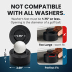 Anti Vibration Pads for Washing Machine with Tank Tread Grip - 4 Pack + Level - Fits Most Round Feet up to 1.75” - Stops Washer Dryer from Moving - Rubber Antivibration Stabilizer for Leveling Washer