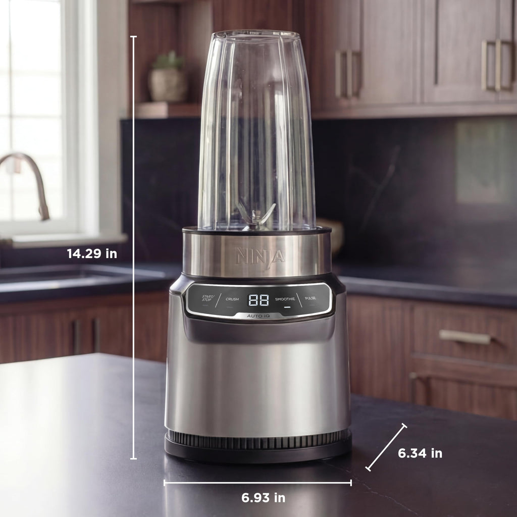 Ninja Nutri-Blender Pro with Auto iQ, 1100PW, (2) 24oz Cups, BN401