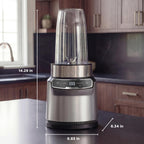 Ninja Nutri-Blender Pro with Auto iQ, 1100PW, (2) 24oz Cups, BN401