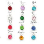 Personalized Birthstone Necklace | Custom Name Necklace | Girl friend Gift | Friend Necklace for Women | Kinsley Birthstone Necklace Custom KINSLEY-BS-DISC
