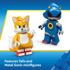 LEGO Sonic The Hedgehog Cyclone vs. Metal Sonic - Building Toy for Kids, Boys and Girls, Ages 8+ - Mech Suit with Metal Sonic and Tails Minifigures for Pretend Play - Gift Idea for Birthdays - 77002