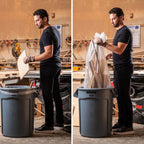 Plasticplace 20-30 Gallon Trash Bags, Heavy Duty 2.0 Mil Clear Garbage Bags, 30" x 36" Gusset Sealed Can Liners, Tear-Resistant Industrial Strength for Broken Glass & Sharp Debris (100 Count)