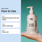 DedCool Hand Wash | Xtra Milk | Squalane, Aloe & Marshmallow Root | Gentle, Hydrating Cleanser | Non-Toxic, Vegan | 8.5 fl oz