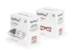 OptiPlus Eyeglass Lens Wipes l Pre-Moistened l Cleaning Wipes for Glasses, Smart Phones, Optical Lens, Goggles, and Watch Screen l Quick-Dry & Scratch-Free | 252 Count (504 Count (Pack of 1))