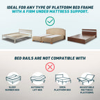 Lunderg Bed Assist Rail for Seniors with Motion-Activated Light & Storage Pocket - Easy to Install Bed Rails for Elderly Adults Safety & Post-Surgery - Helps Reduce Falls & Support Independence