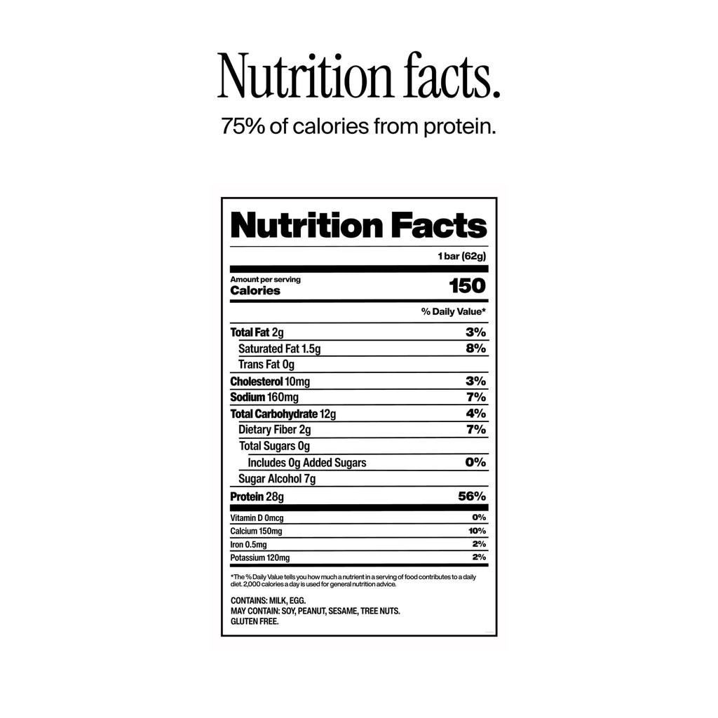 David Chocolate Chip Cookie Dough Flavored Bars | 28g Protein | 12 Pack