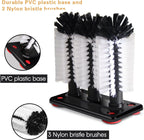 Glass Washer Brush Cleaner - 3 Brushes per Base