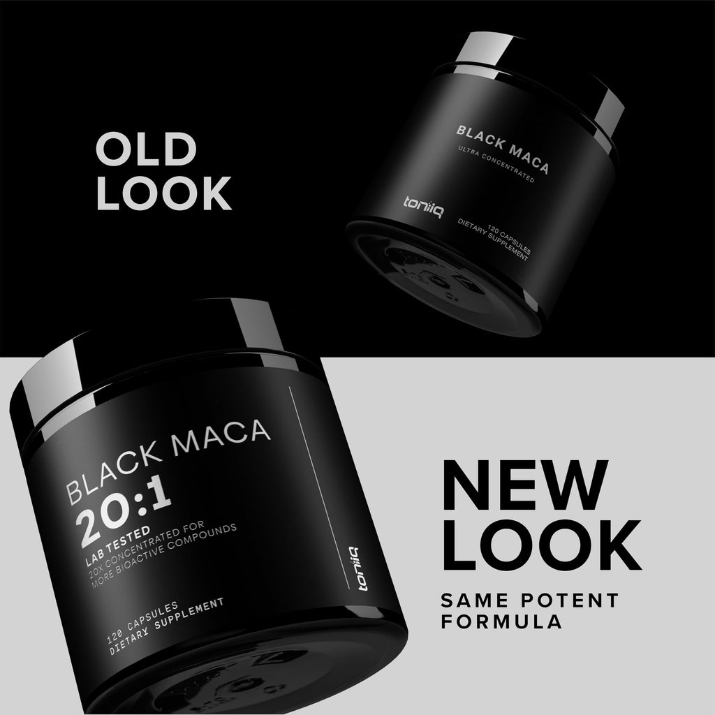40,000mg Pure Black Maca Root Extract - Ultra Concentrated 20:1 Single Origin Wildcrafted Third-Party Tested Black Maca Powder Capsules for Men & Women - Peruvian Black Macca Root Powder -120 Veg Caps