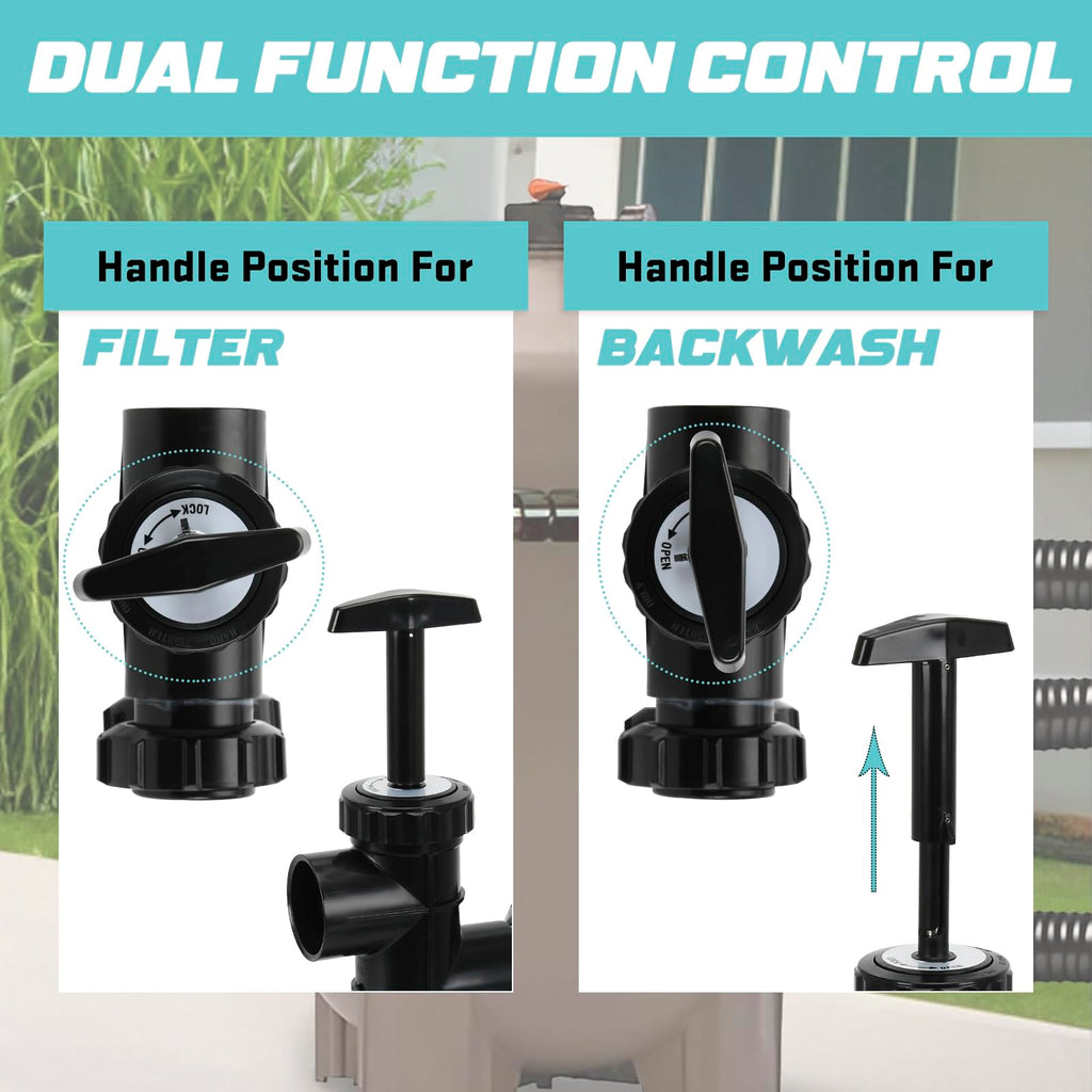 SP0410X502S 2-Inch Slide Valve Backwash Assembly Compatible with Hayward Pro-Grid and Micro-Clear D.E. Filters