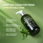 Roycederm Tea Tree Therapeutic Body Wash & Soap – Antibacterial Body Wash Odor Control Cleanser for Oily, Dry & Itchy Skin – Made in USA, 11.8 fl oz