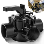 3 Way Pool Valve 1.5 Inch Replacement for Jandy 4715 Diverter Valve, 1-1/2 to 2-Inch, Used for Pools& Spas, Works with Heaters, Chemical Dispensers, and Salt Generators