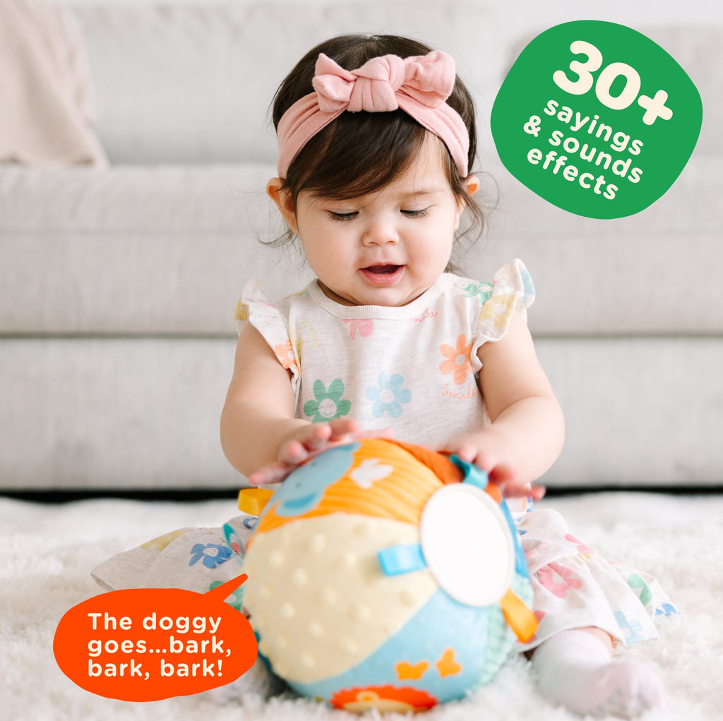 Move2Play, Hilariously Interactive Toy with Music & Sound Effects | Birthday Gift for Boy & Girl | Ball for Toddler & Baby | Indoor/Outdoor | Age 6, 9, 12+ Month | 1, 2, 3+ Year Old