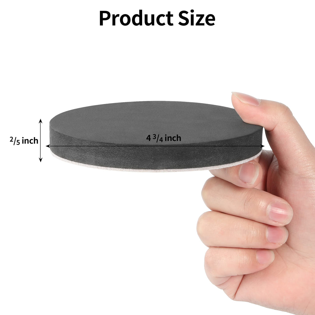 Yelanon Felt Furniture Sliders, 8pcs 4 3/4” Furniture Sliders for Carpet Pads Hardwoods Floors, Heavy Furniture Movers Sliders, Reusable Furniture Moving Pads, Floor Protectors for Carpet