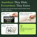 SoFyre Rodent Repellent Pouches 12-Pack Mouse Repellent for Home RV Garage Car Basement, Mice Indoor & Outdoor Deterrent, Peppermint Cinnamon Cedarwood Rat Repellent, Plant-Based Natural Pest Control