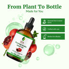 SVA Pomegranate Seed Organic - 4 Fl Oz – 100% Natural Cold Pressed Organic Pomegranate Oil - for Face, Skin Care, Hair Care, Scalp Massage & Body Massage – Carrier Oil with Dropper