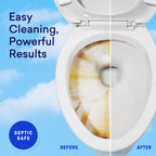 BLUELAND Toilet Bowl Cleaner Tablets, 14 Count (Pack of 2), Lemon Cedar, Plastic-Free, No Harsh Chemicals, Plant-Based, Septic-Safe, Removes Lime, Rust, Hard Water and Toilet Ring Stains