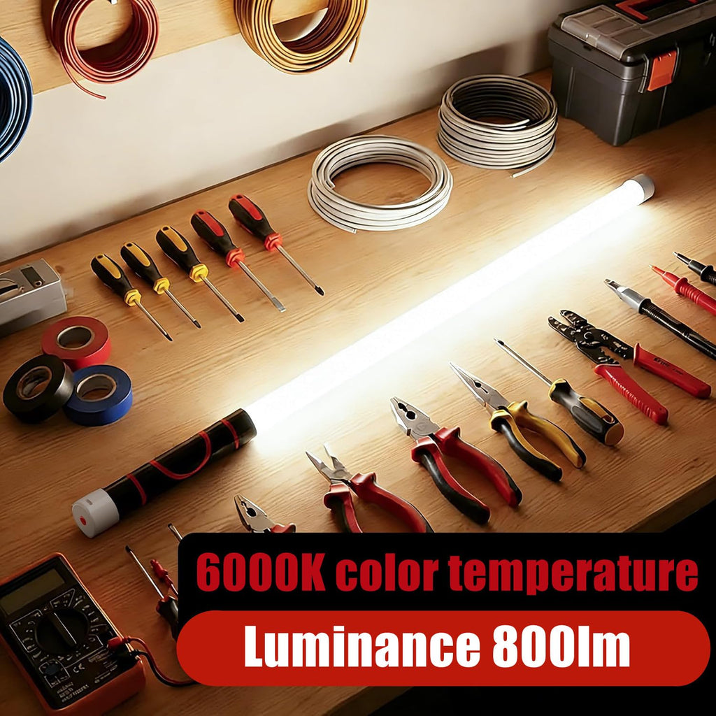 Flexible LED Flashlight Stick, 30" Bendable Mechanic Work Light Rechargeable High Lumen Professional Light 3 Lighting Modes Automotive Illumination Tool Car Repairs Inspections Tight Spaces