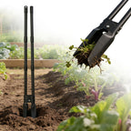 REILEIHODE Post Hole Digger 4.5FT Heavy Duty Hole Digger with Dual Sharp Blades Professional Manual Hole Digger Tool for Gardening Transplanting Fence Installation Construction
