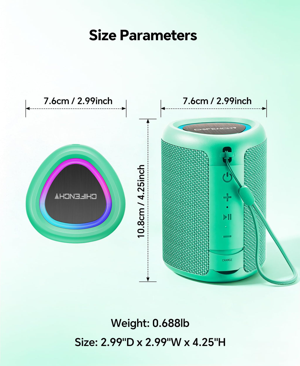Portable Bluetooth Speaker Gift Ideas: Outdoor Travel Essentials Waterproof