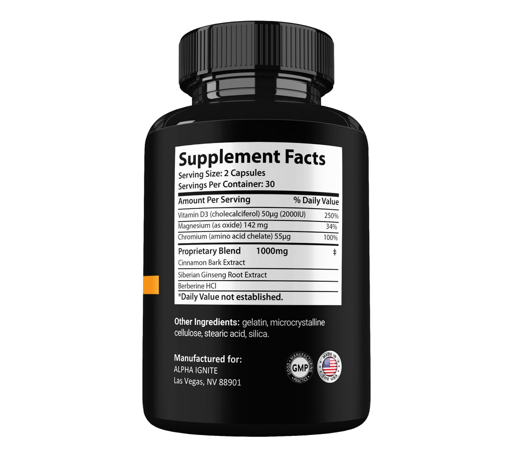 Shark Labs (2 Pack) Alpha Ignite Capsules, Max Strength 2 Month Supply