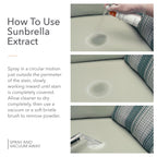 Sunbrella Extract Oil Stain Remover | Easy Clean for Grease & Oil Stains | Upholstery Cleaner Spray | Fast-Drying Formula | Safe, Non-PFAS | 9.6 oz