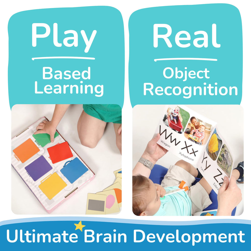 TOYVENTIVE Books, Toddler Flash Cards, and Puzzles – Educational Toys and Birthday Gifts for 1, 2, 3 Year Old Girl, Preschool Learning Activities and Games, Colors, Shapes, Letters, Numbers