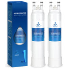 TEEHAY FPPWFU01 PurePour PWF-1 Water Filter Replacement, Compatible with Frigidaire FRFC2323AS, FRFN2823AS, FRFS2823AD, FRFS282LAF, FRSS2623AB, FRSS2623AW, FRSS2623AD, FRSS2623AS, FRSS2633AS, 2 Pack