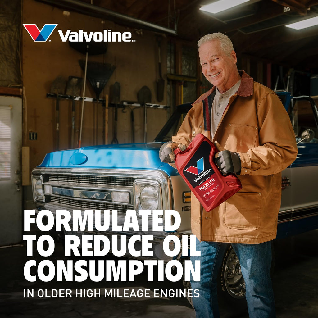Valvoline MaxLife High Mileage 5W-20 Synthetic Blend Motor Oil 5 Quart