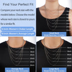 Jewlpire 925 Sterling Silver Chain Necklace for Women, 1.2mm Cable Chain Silver Chain for Women Thin & Dainty & Sturdy Women's Chain Necklaces 18 Inch